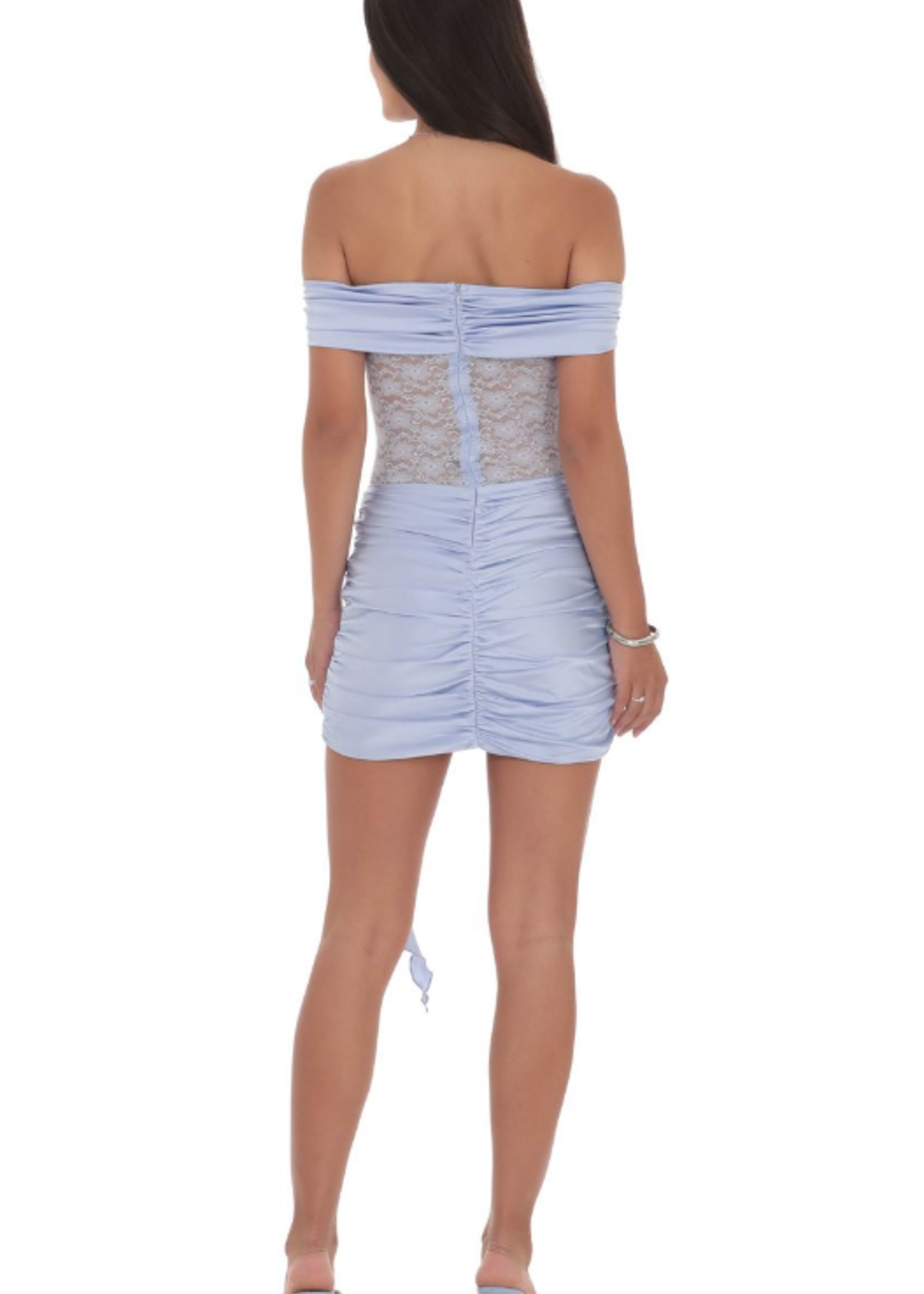 Intricate Detail Blue Dress