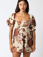 Fall Floral Romper
