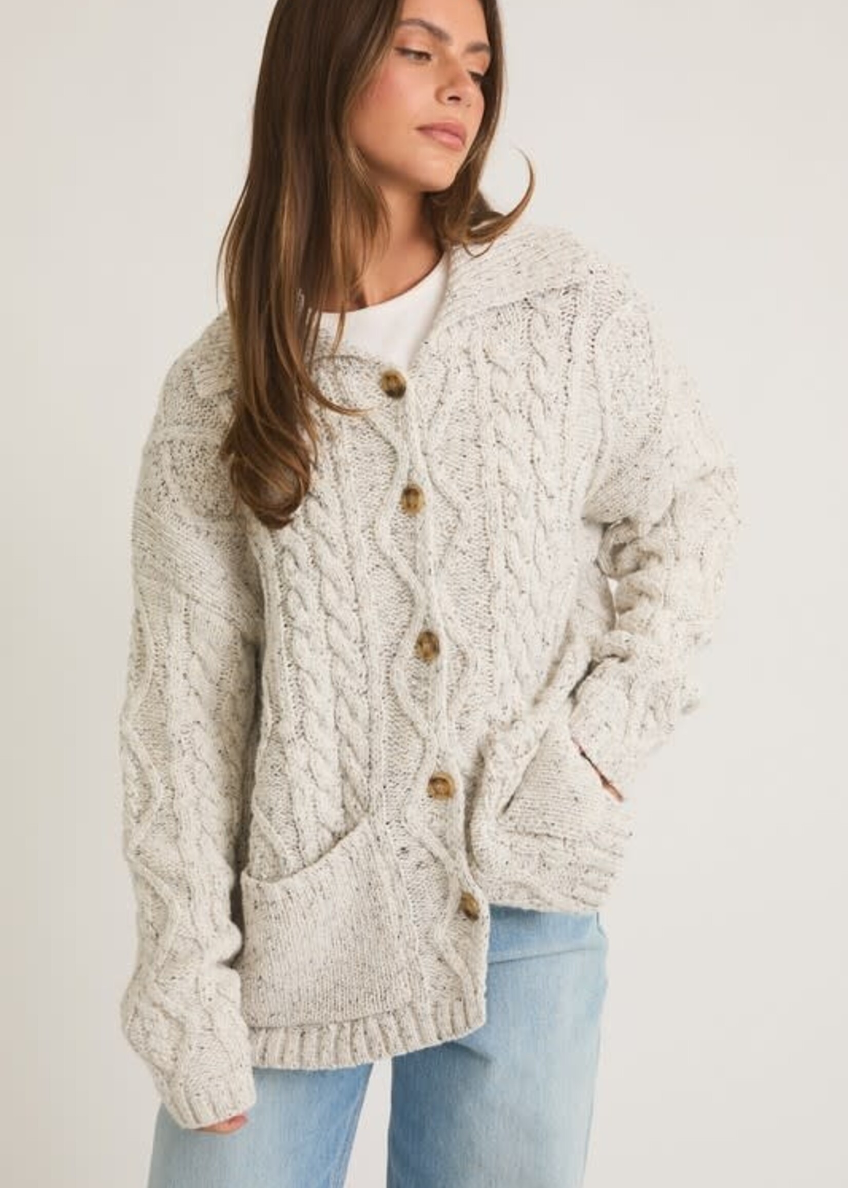 Fall Moment Speckled Cardigan