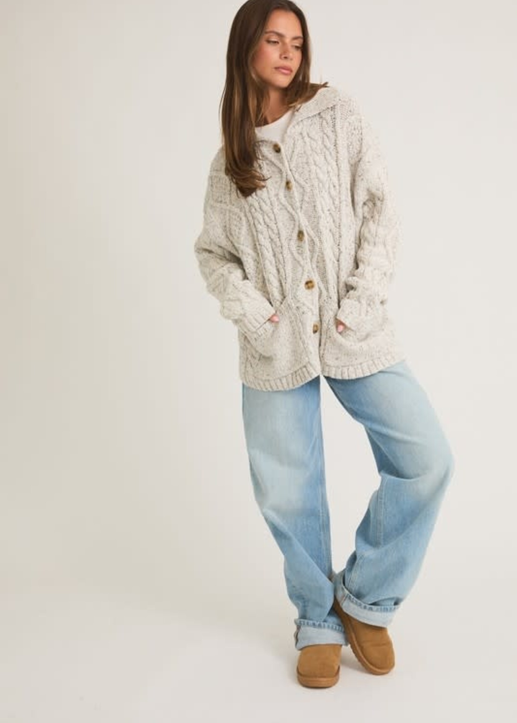 Fall Moment Speckled Cardigan