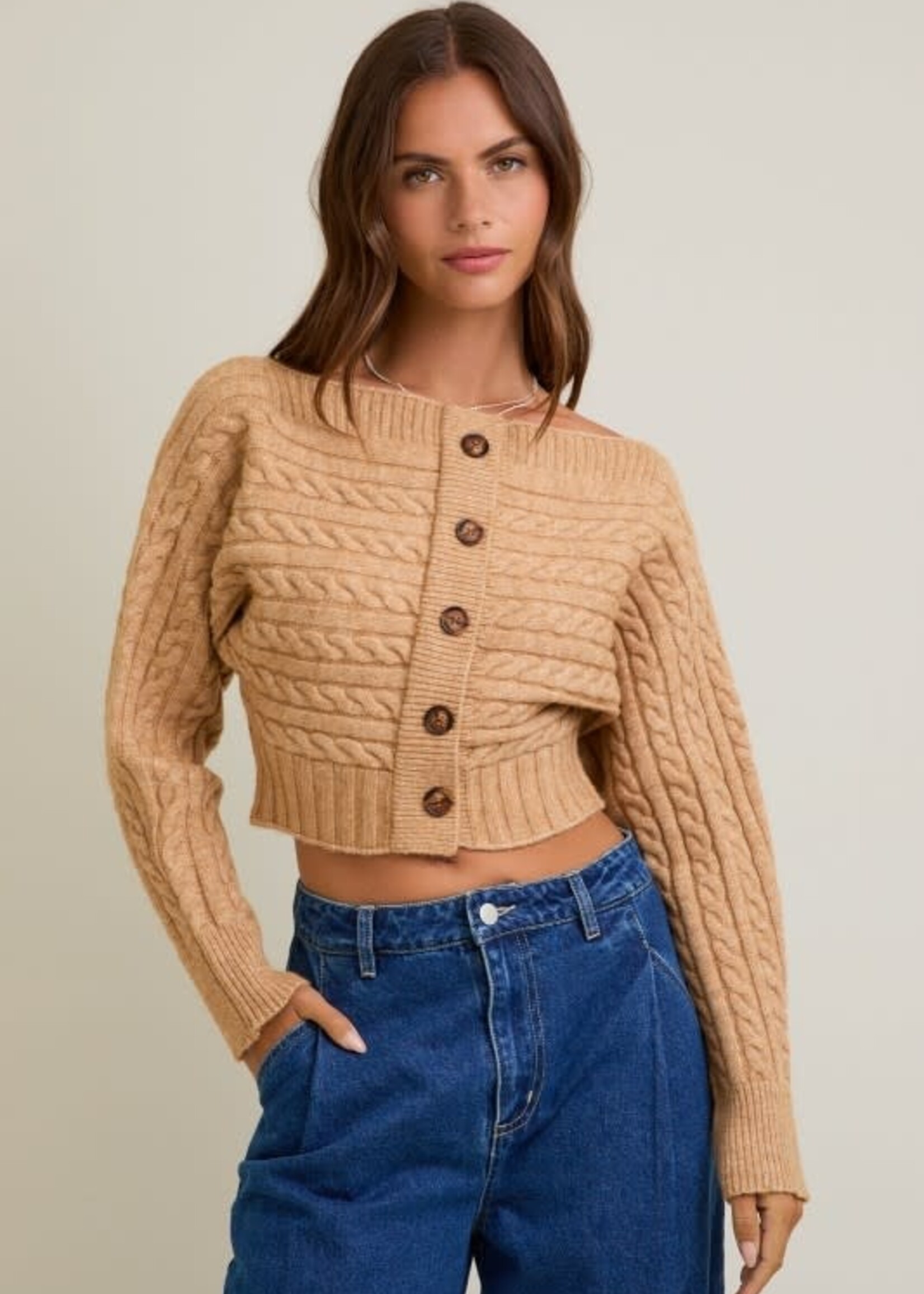Off Shoulder Sweater (2 Colors)