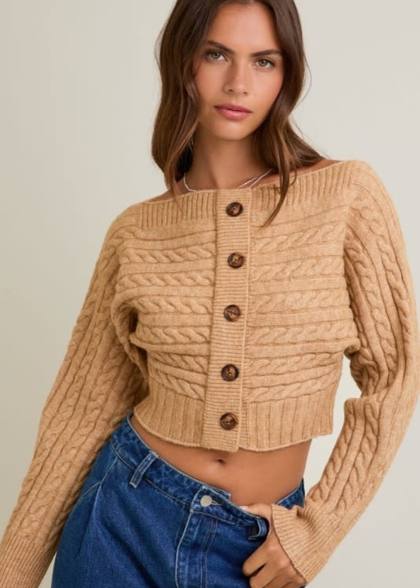 Off Shoulder Sweater (2 Colors)