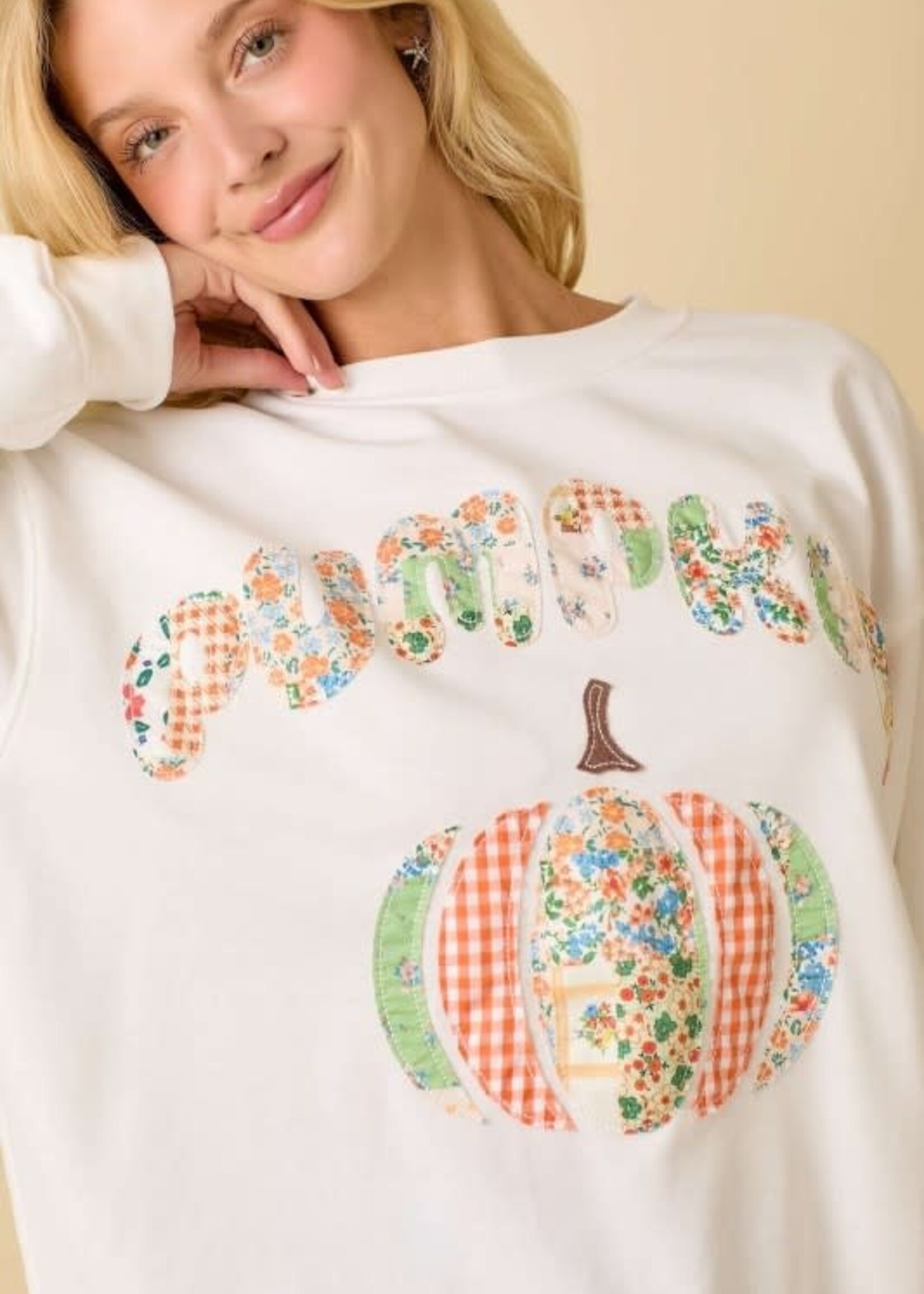 Pumpkin Patchwork Sweatshirt