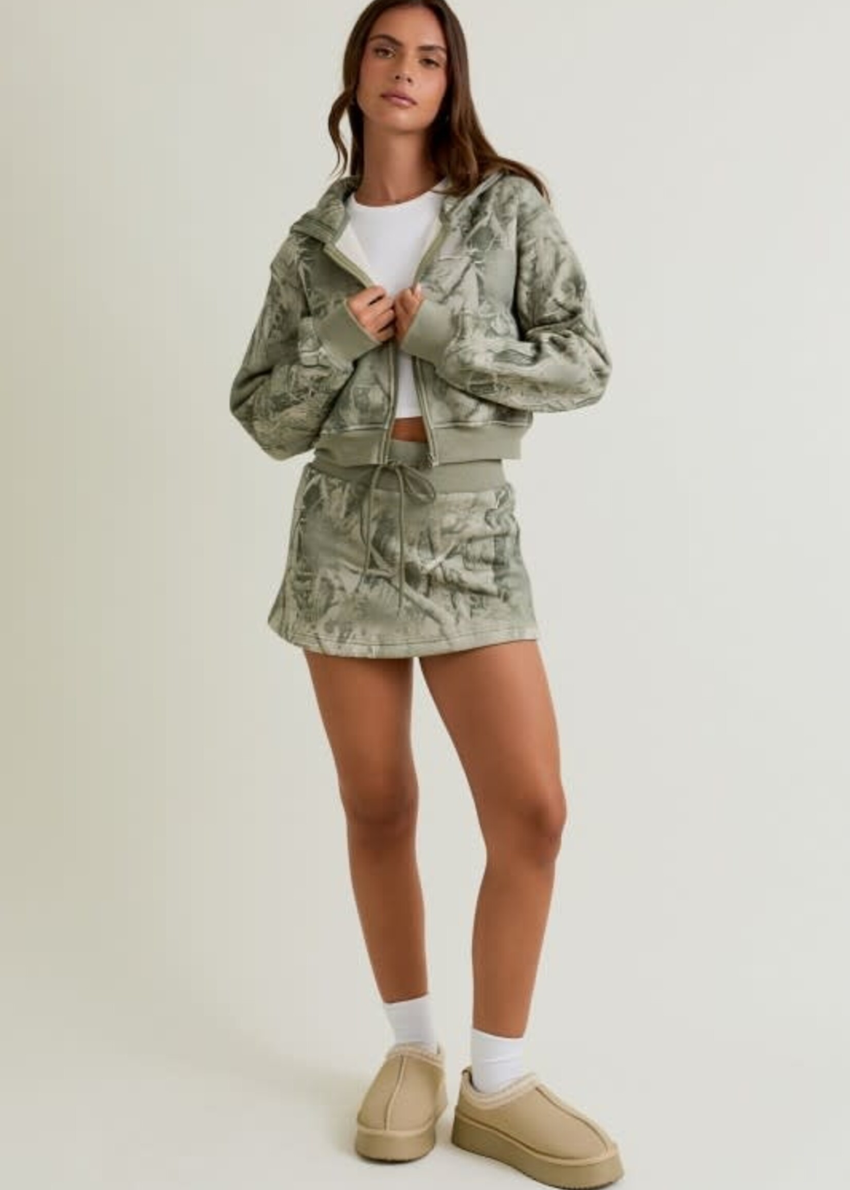 Sage Camo Skort