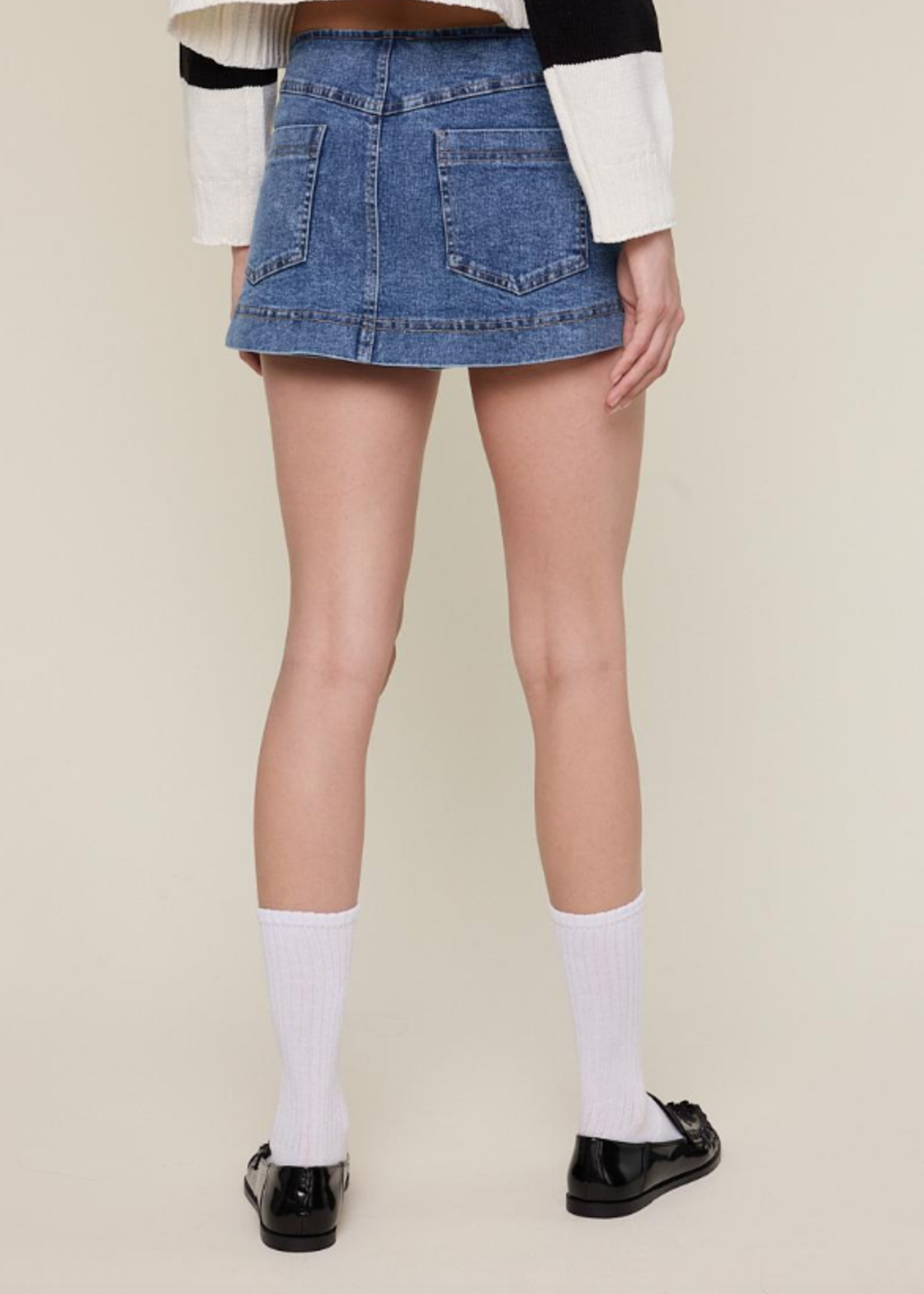 Right On Denim Skort