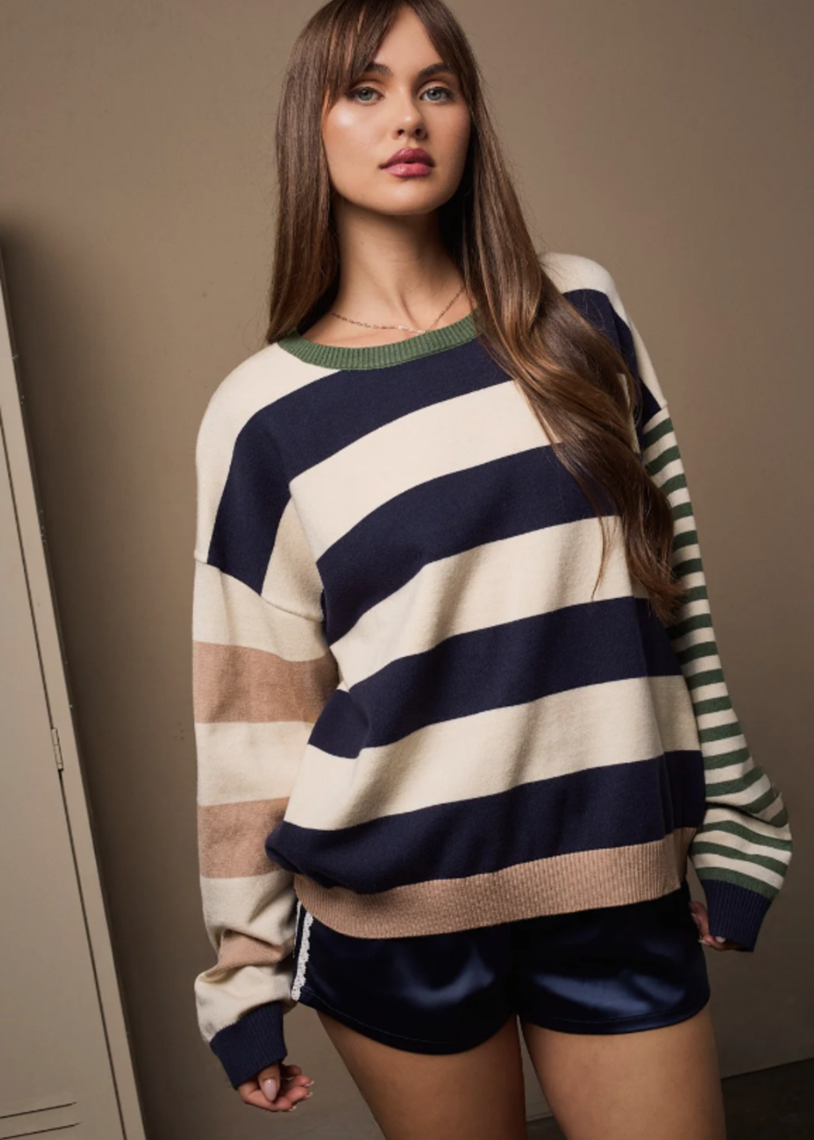 Fall Moment Stripe Sweater