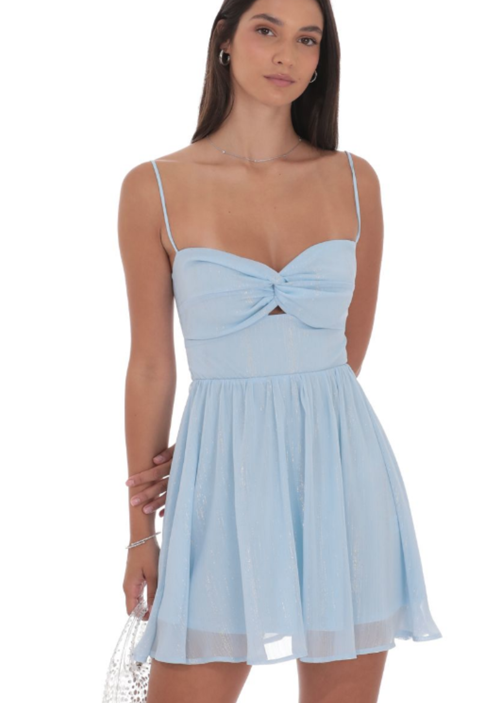 Blue Shimmer Dress