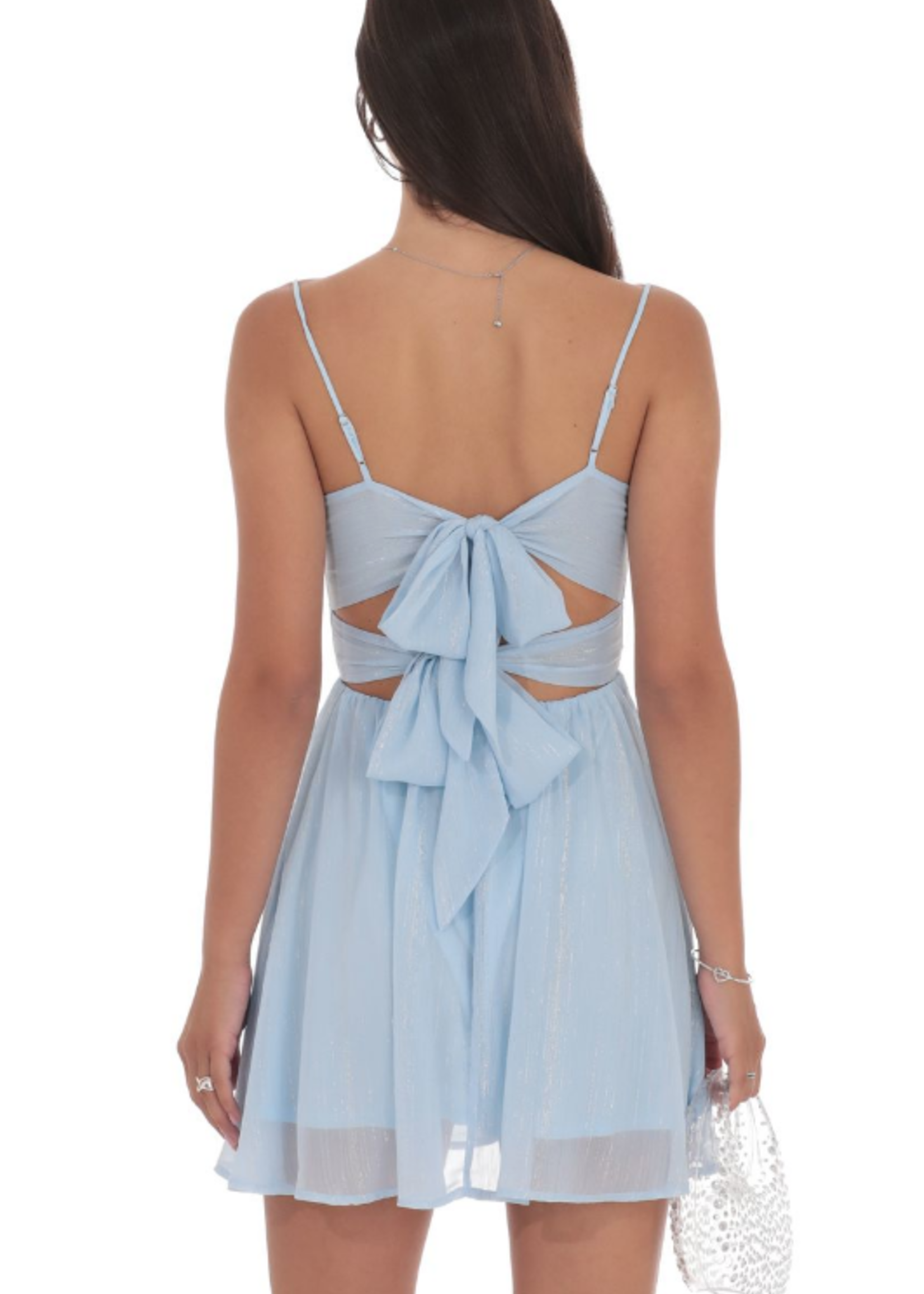 Blue Shimmer Dress