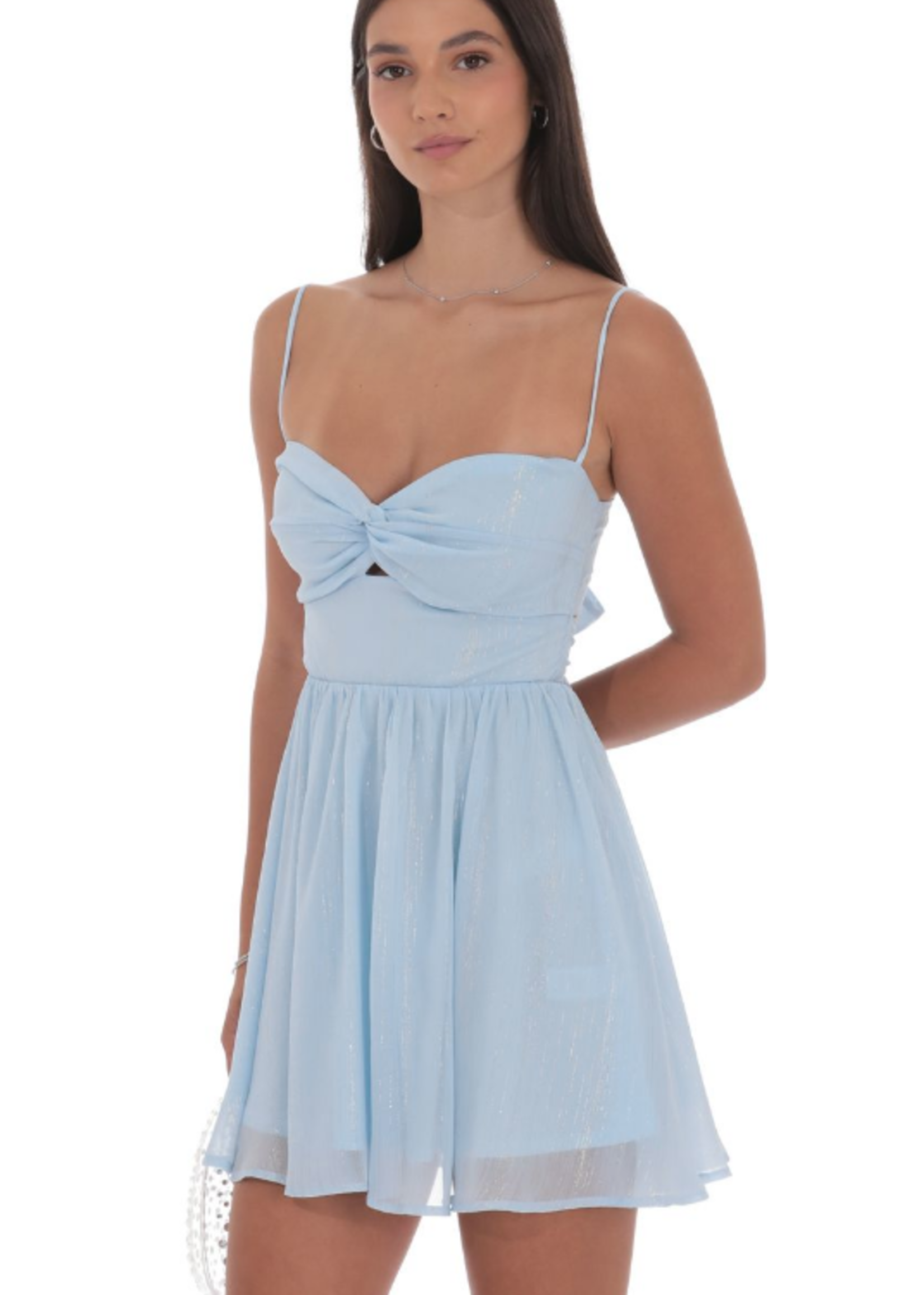Blue Shimmer Dress