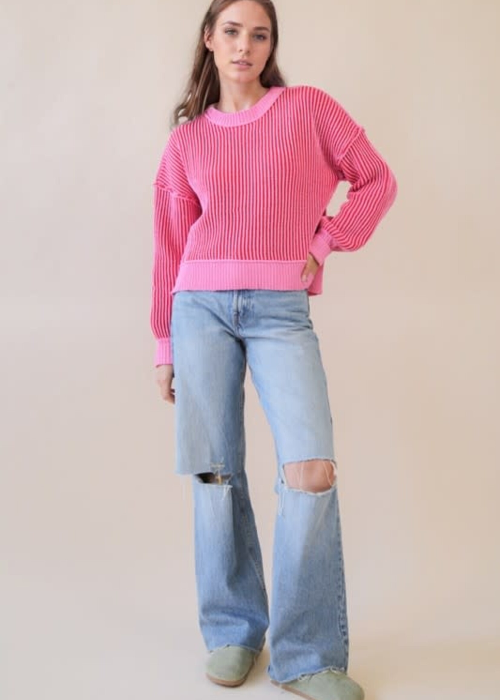 Stripe It On Sweater (4 Colors)