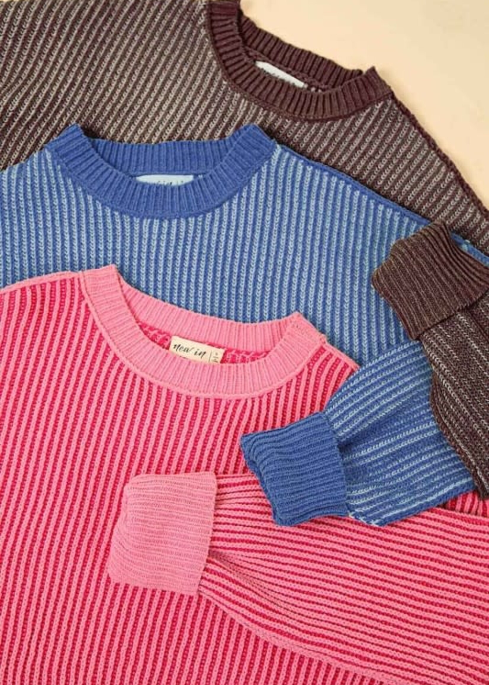 Stripe It On Sweater (4 Colors)