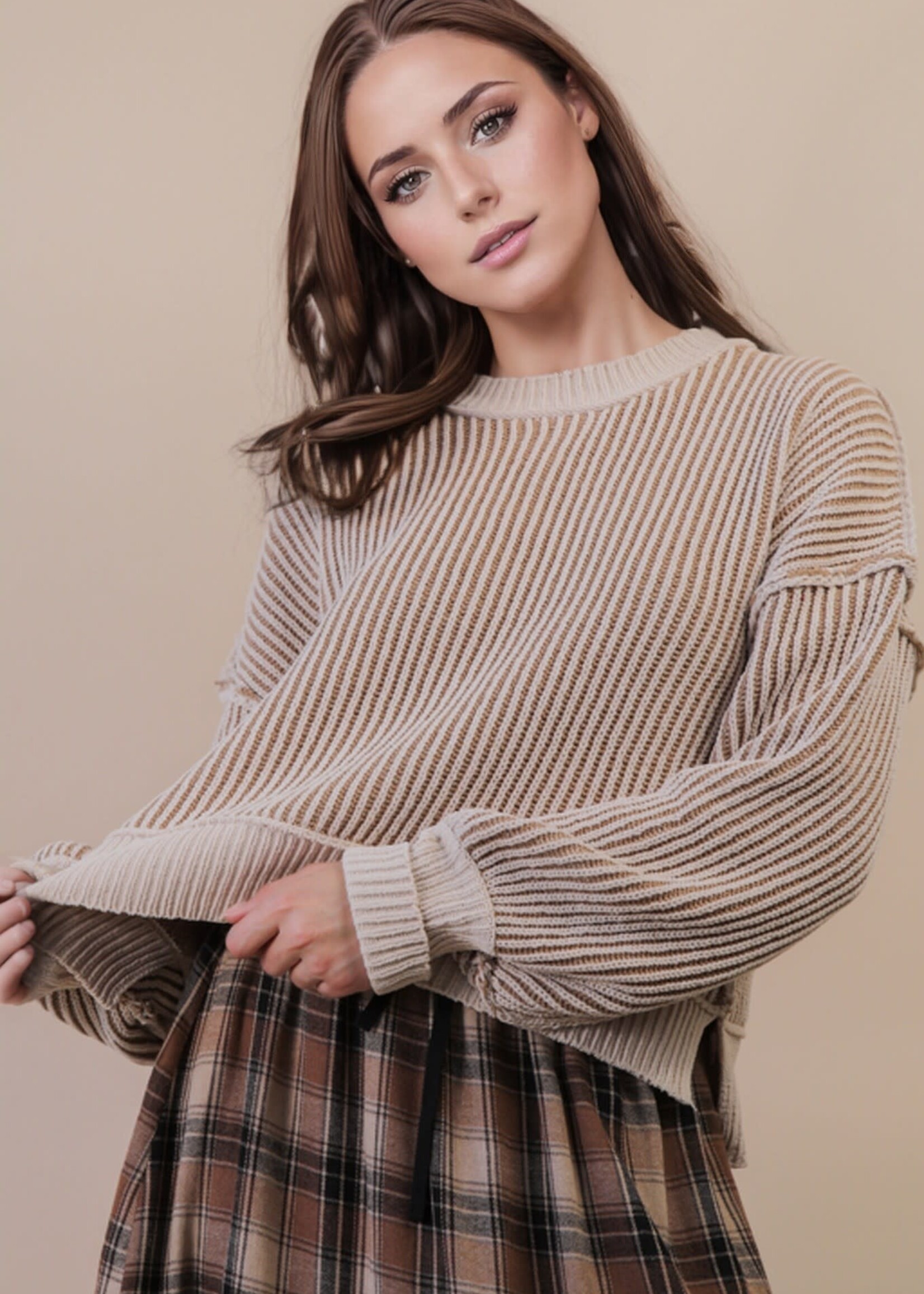 Stripe It On Sweater (4 Colors)