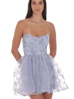 Lavender Love Strapless Dress