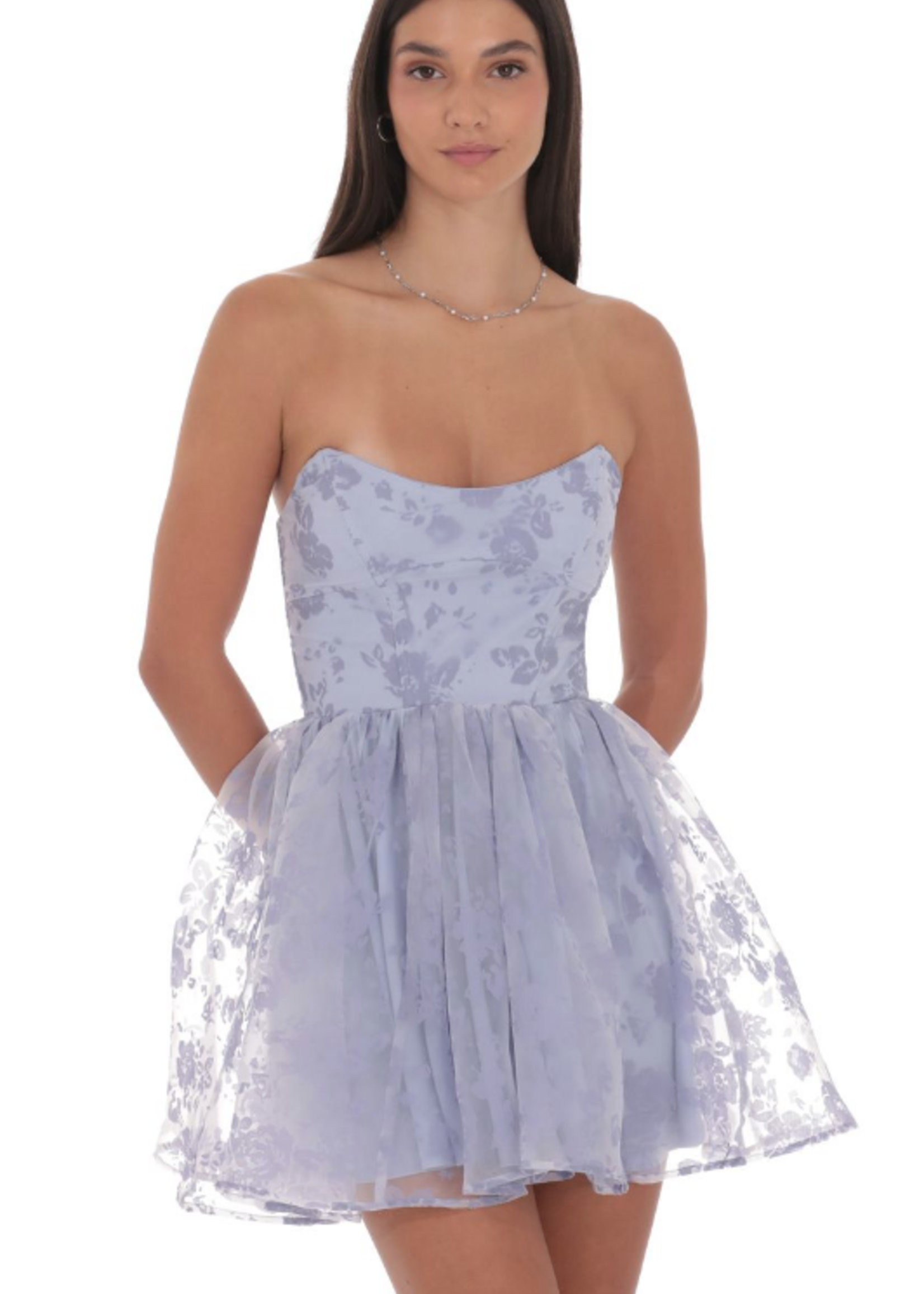 Lavender Love Strapless Dress