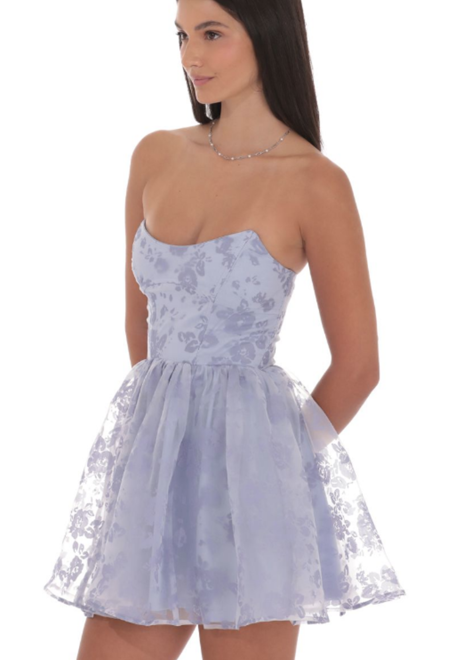 Lavender Love Strapless Dress