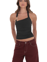 Gold Embellised Black Top