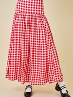 Get It Girl Gingham Midi Skirt