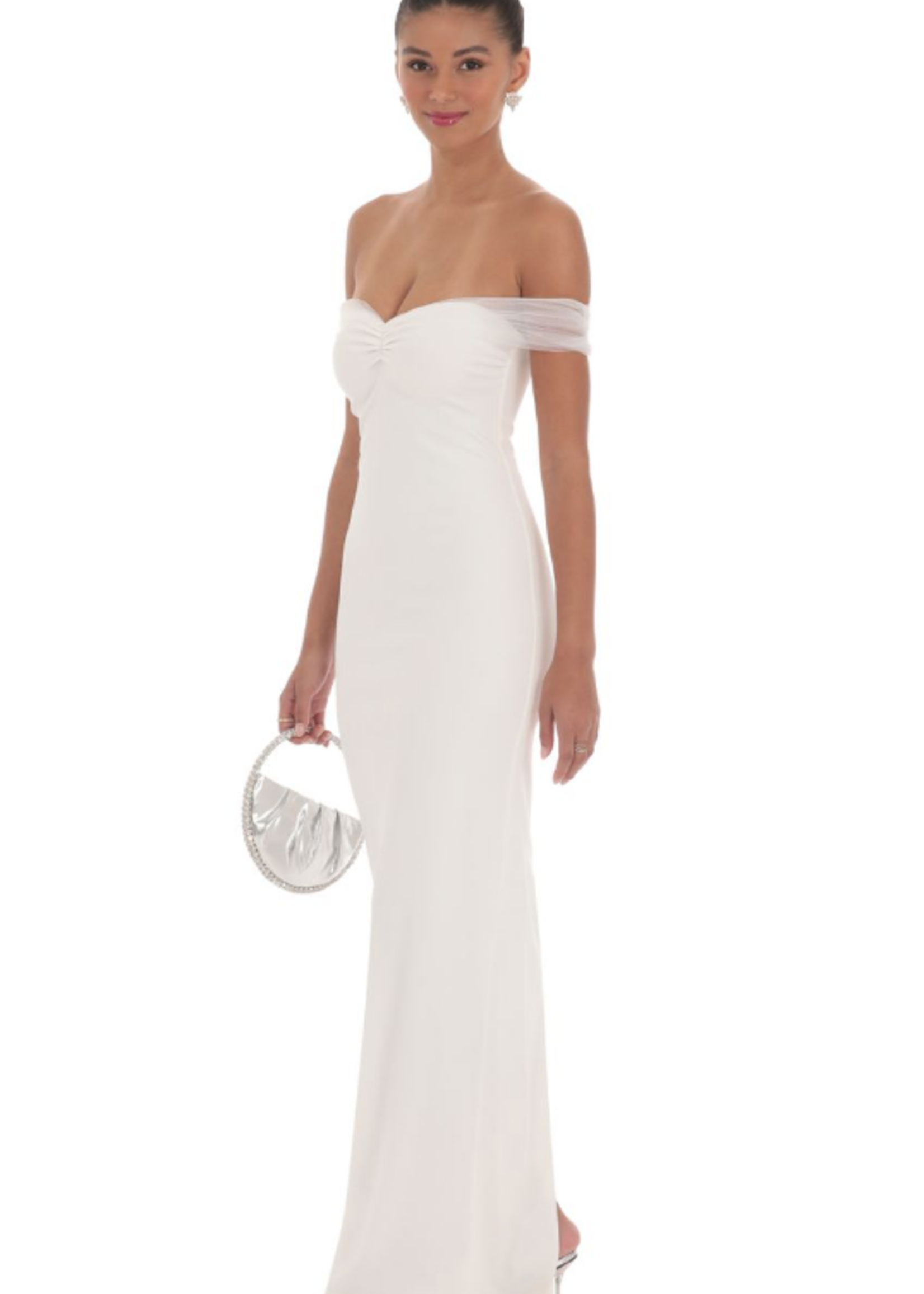 Touch Of Tulle White Formal
