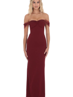 Touch Of Tulle Burgundy Formal