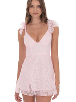 Le Femme Pink Floral Dress