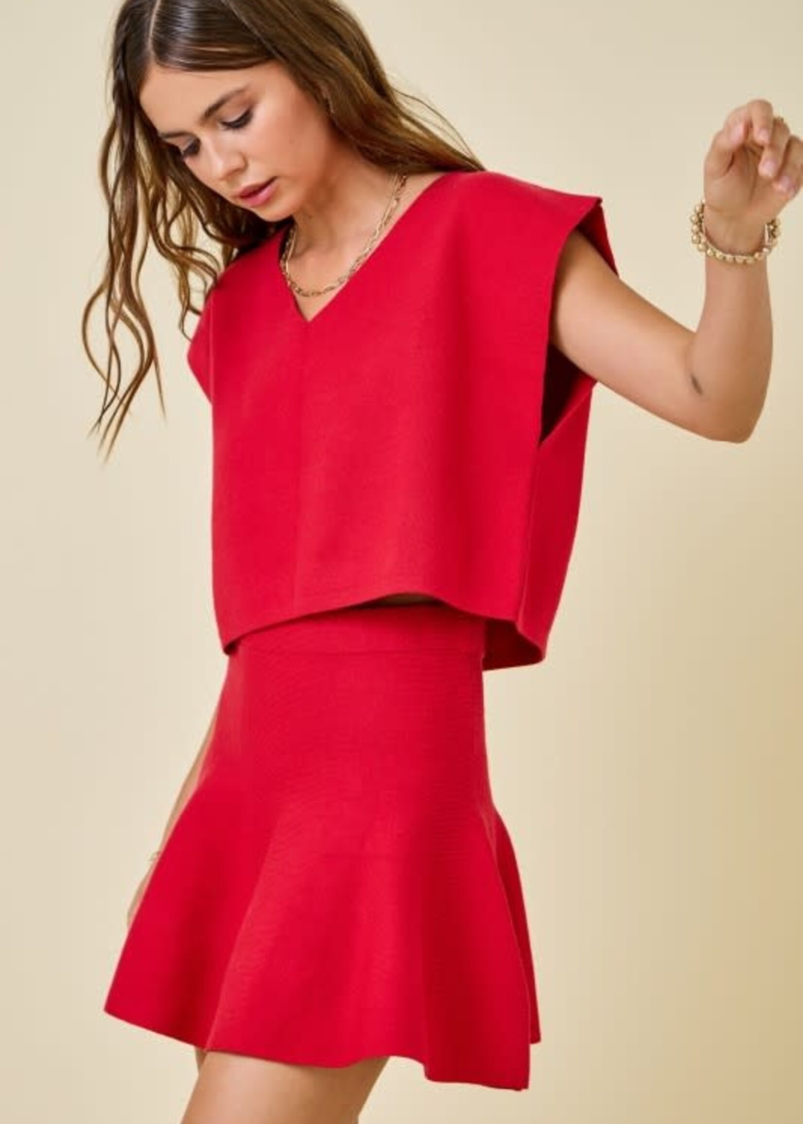 Sweater V Neck Top (4 Colors)