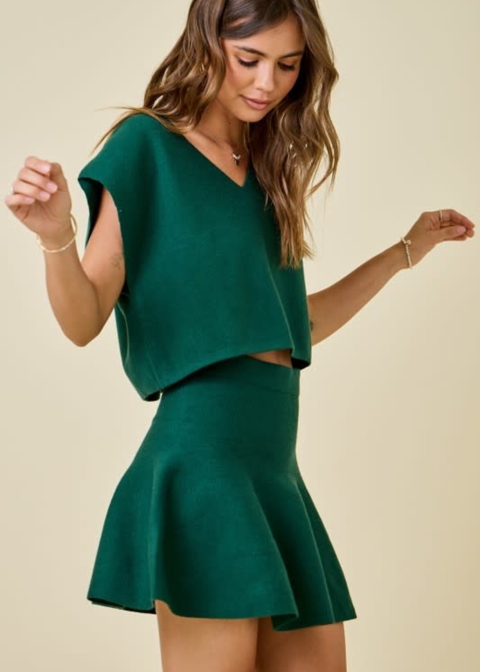 Sweater V Neck Top (4 Colors)