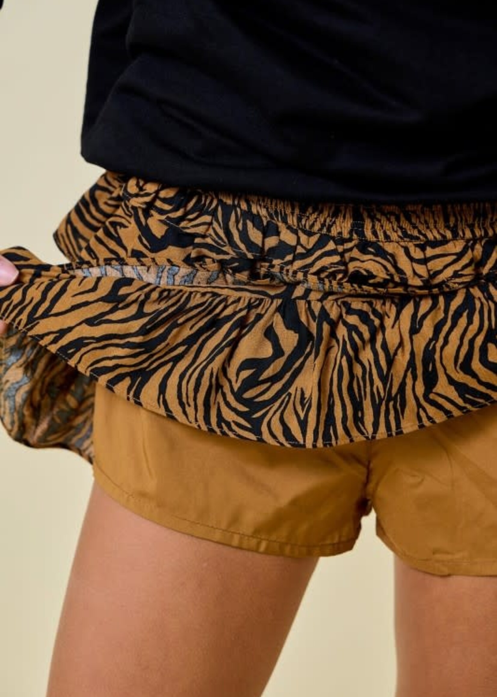 Tiger Print Skort