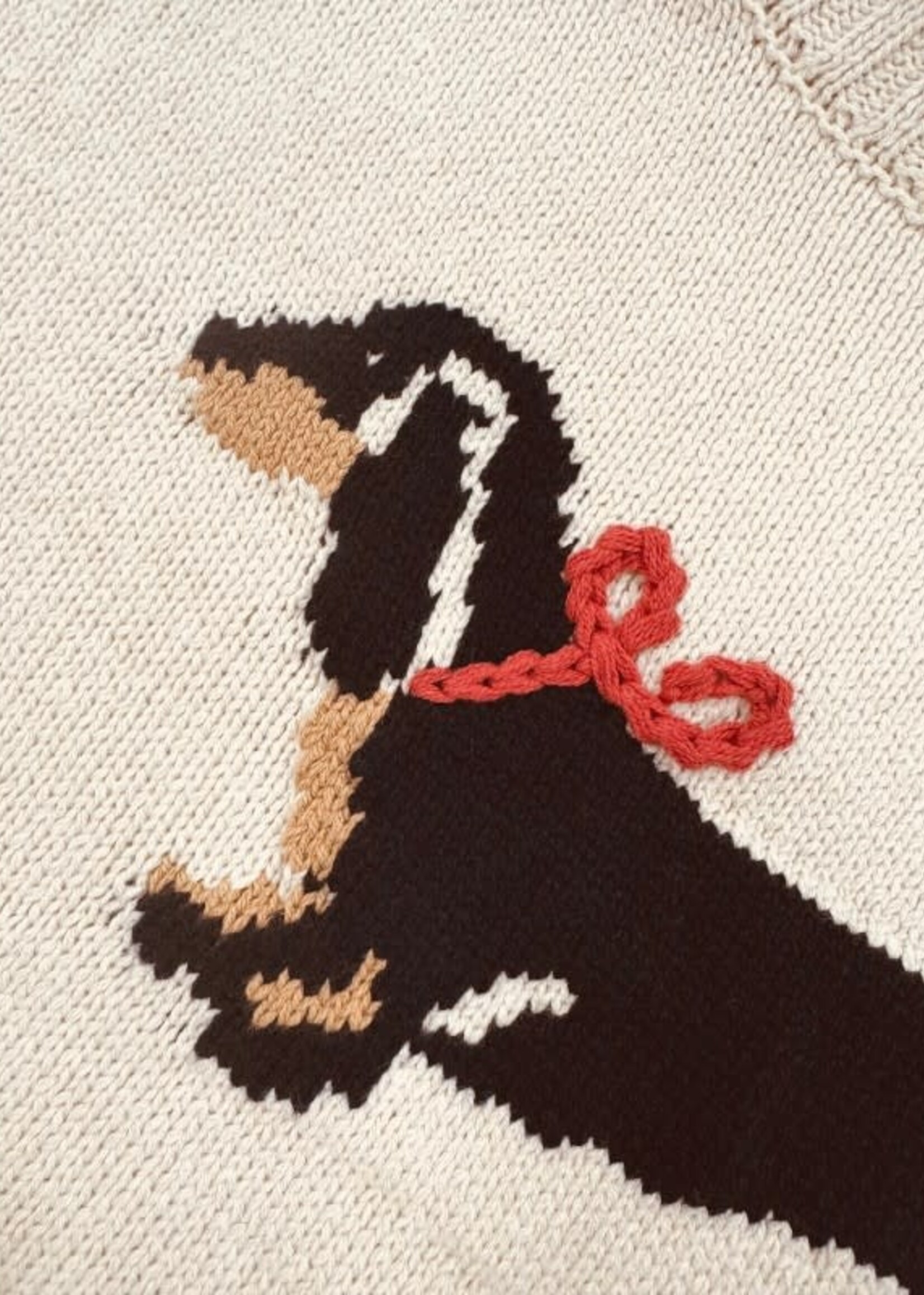 Dachshund Bow Dog Sweater