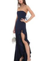 Navy Bow Back Formal