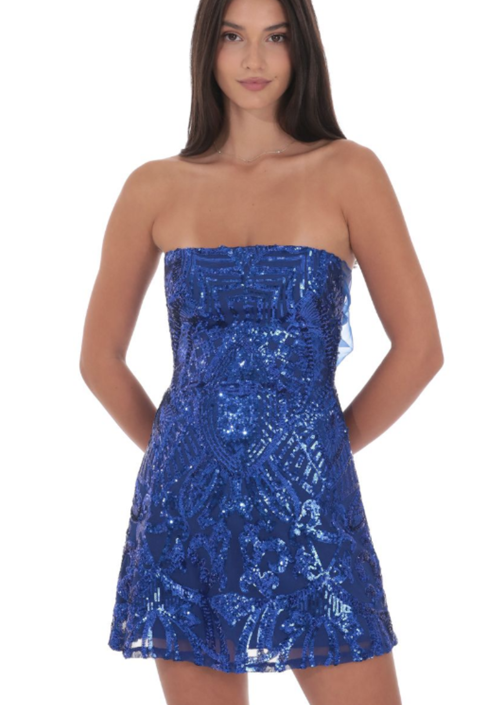 Royal Dream Bow Back Dress