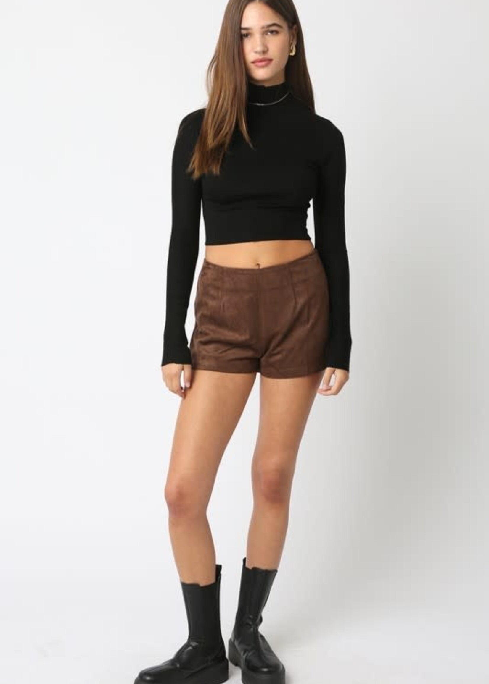 Suede Shorts (2 Colors)