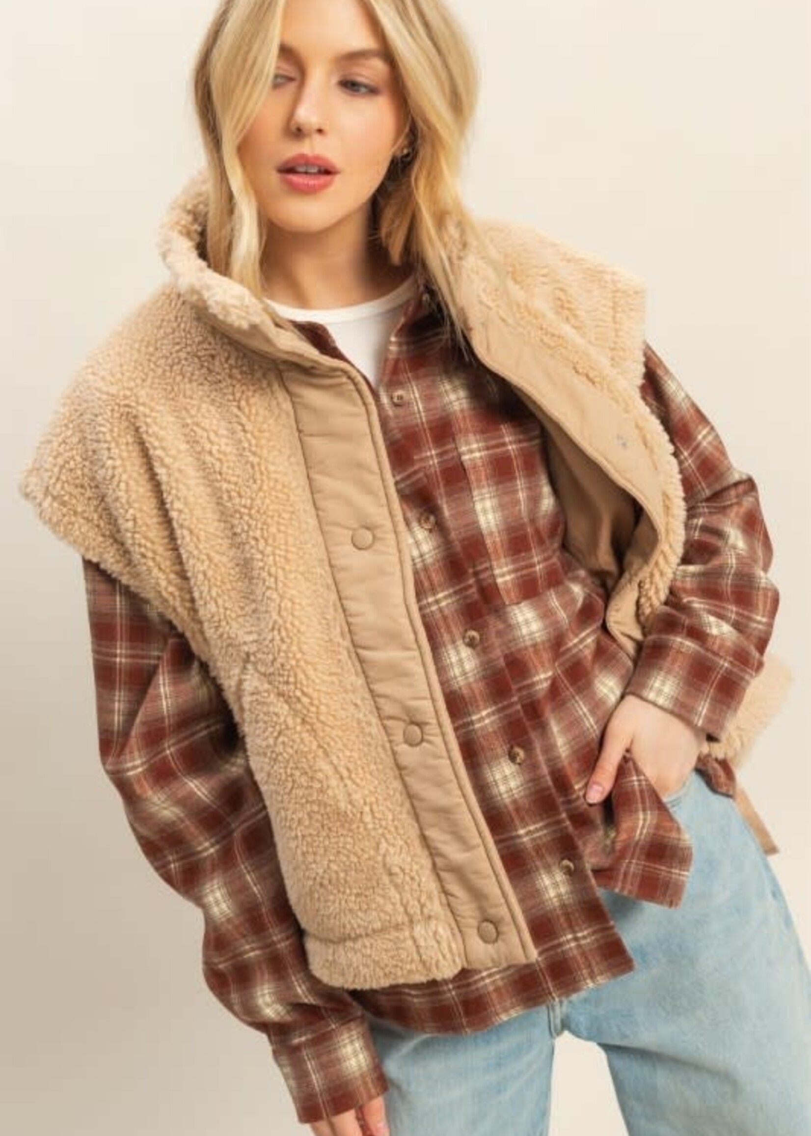 Cozy Sherpa Vest (2 Colors)