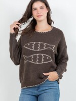 Here Fishy Fishy  Sweater