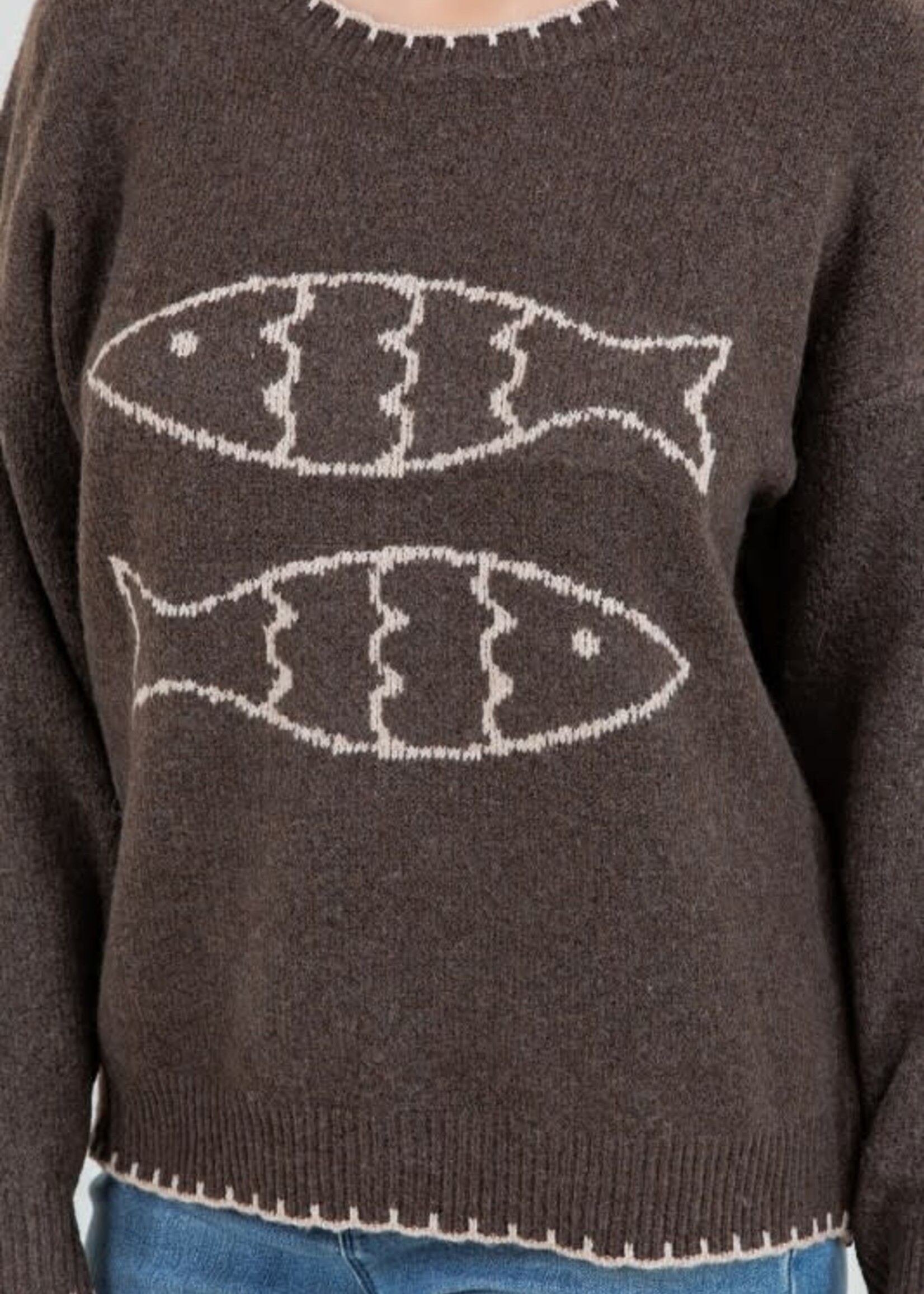 Here Fishy Fishy  Sweater
