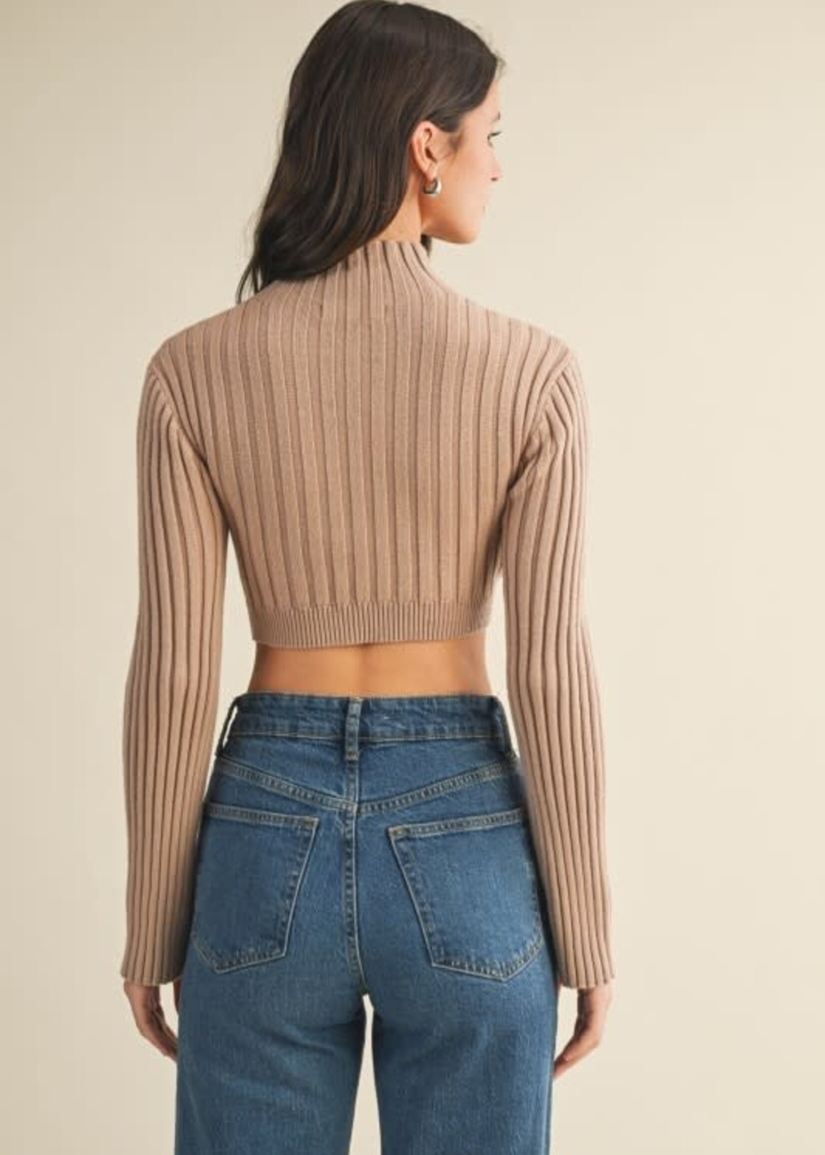 Crop Twist Sweater (2 Colors)