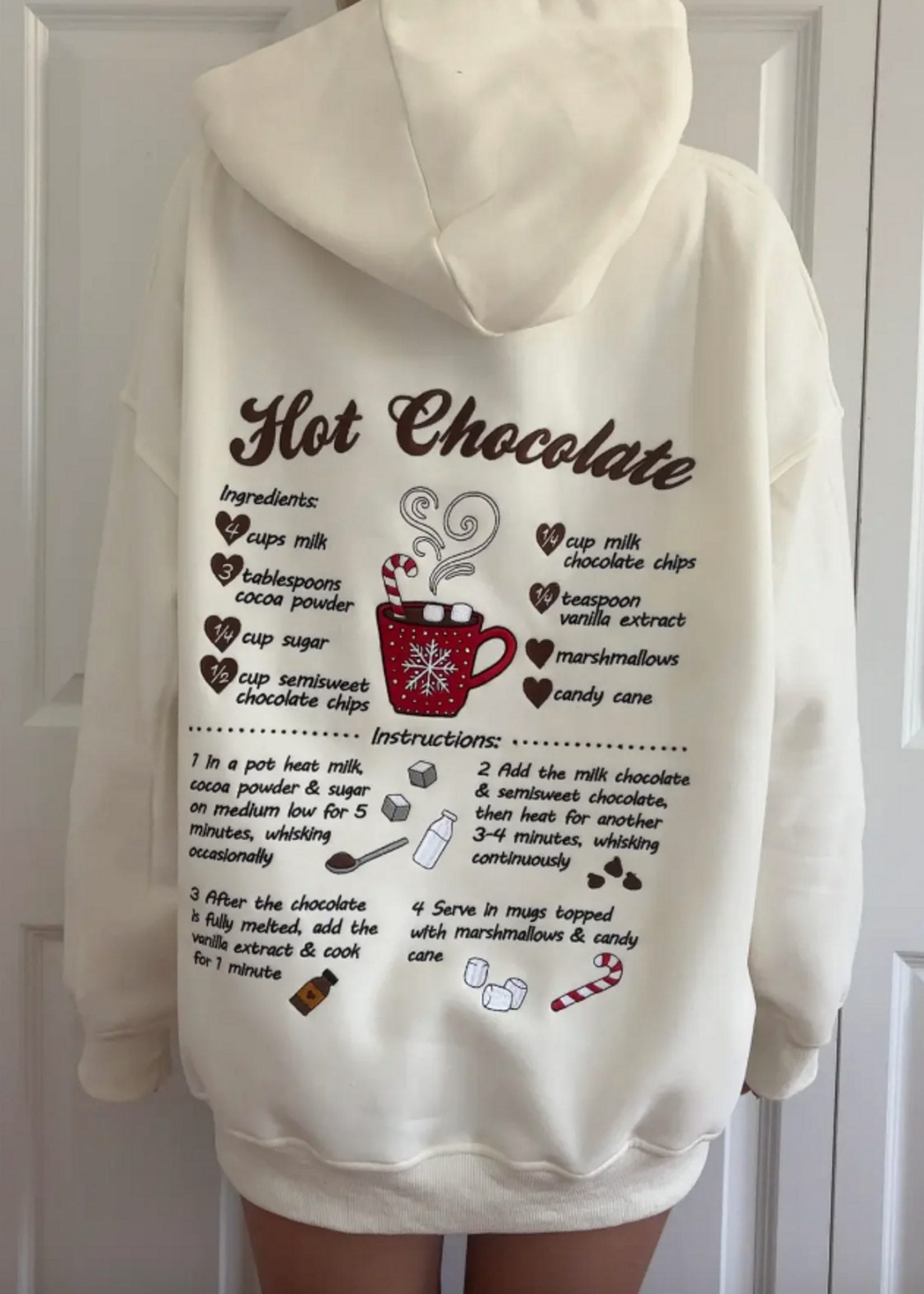 Hot Chocolate Recipe Sweatshirt