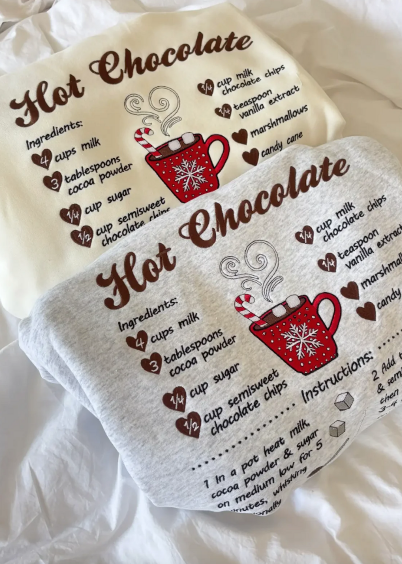 Hot Chocolate Recipe Sweatshirt