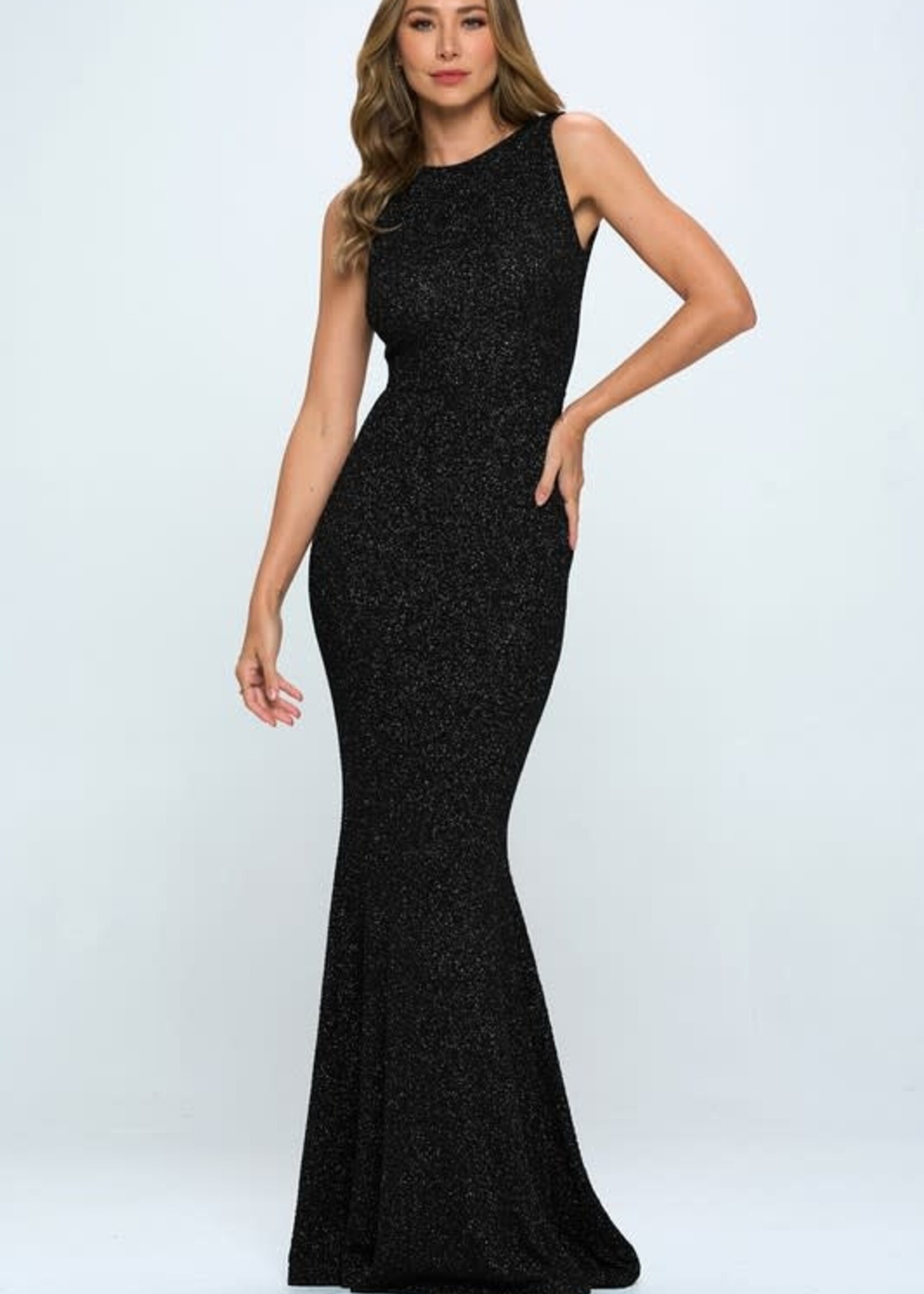 Bow Back Formal Dress (2 Colors)