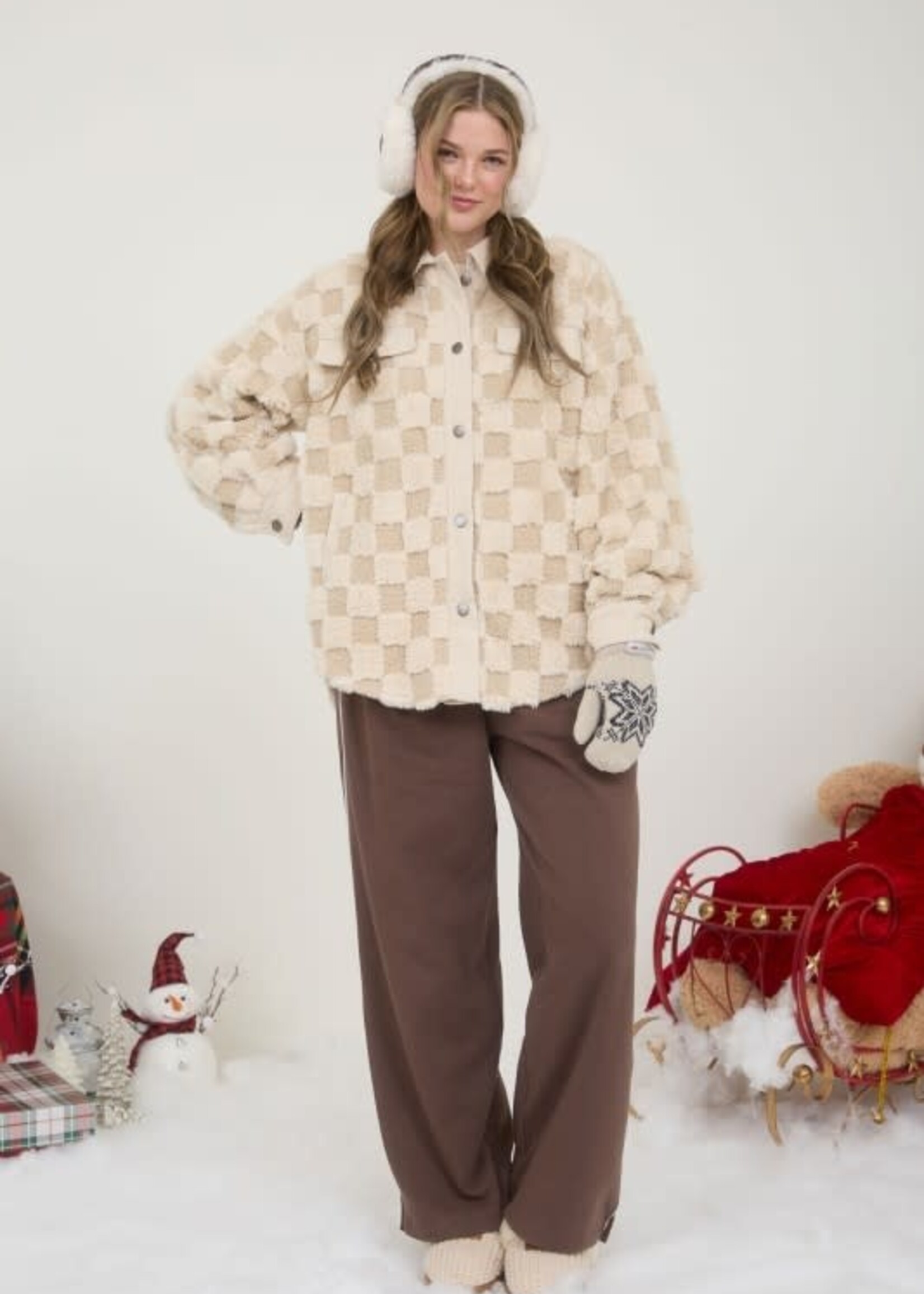 Fuzzy Comfy Shearling Shacket (2 Colors)