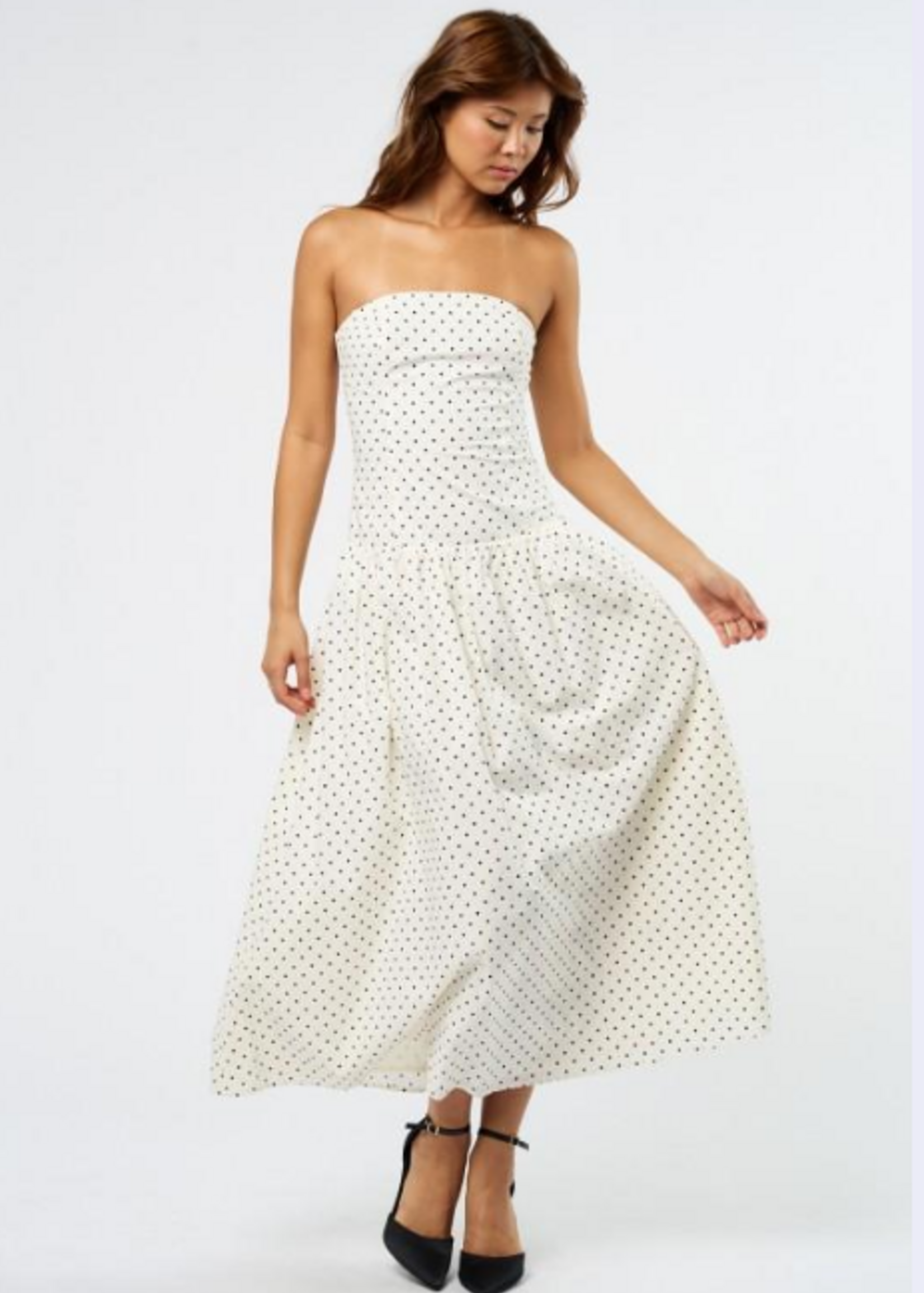 Pretty Maxi Polka Dot Dress (2 Colors)