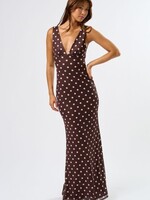 Pretty Polka Dot Maxi Dress