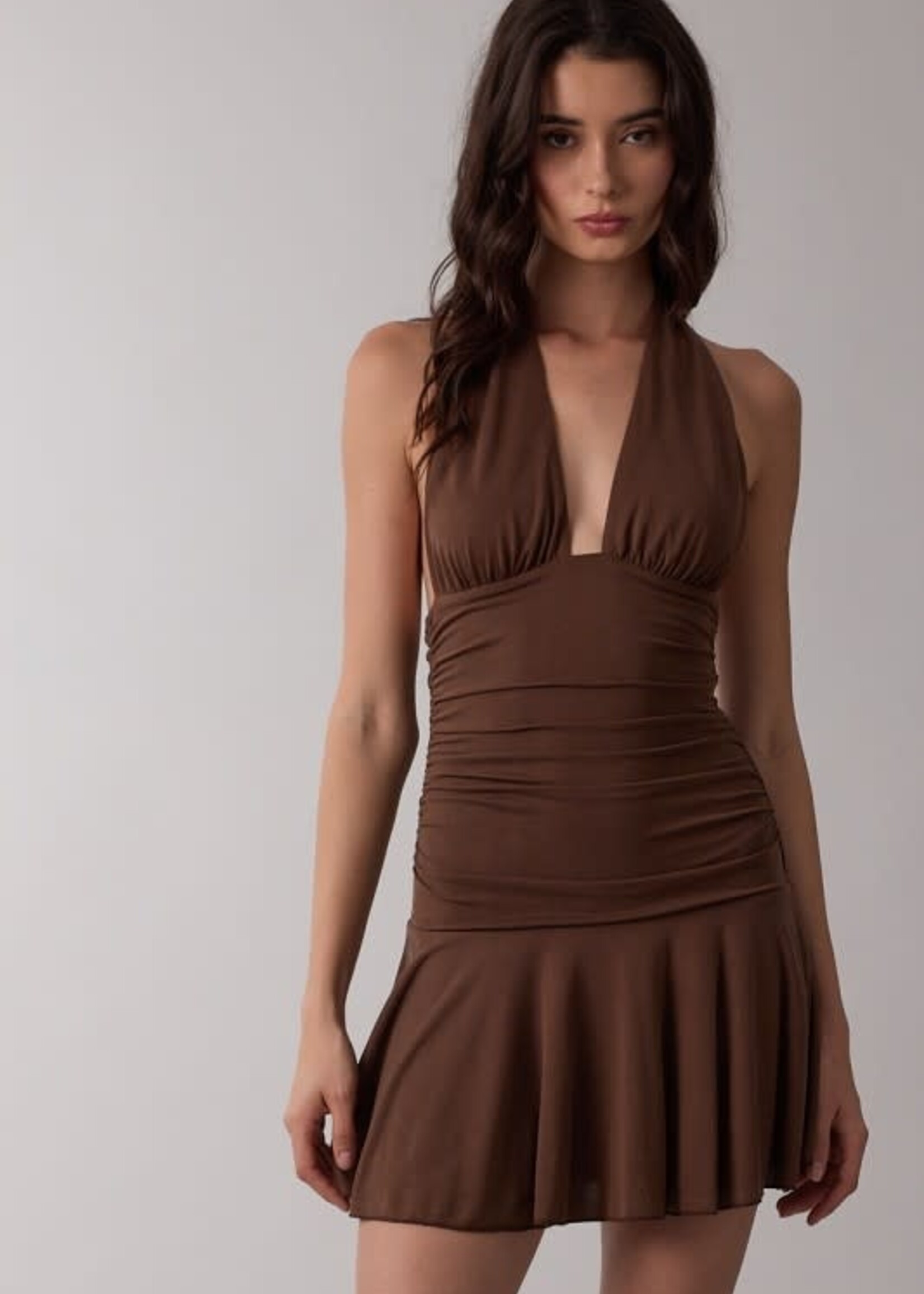 Halter Neck Dress (2 Colors)