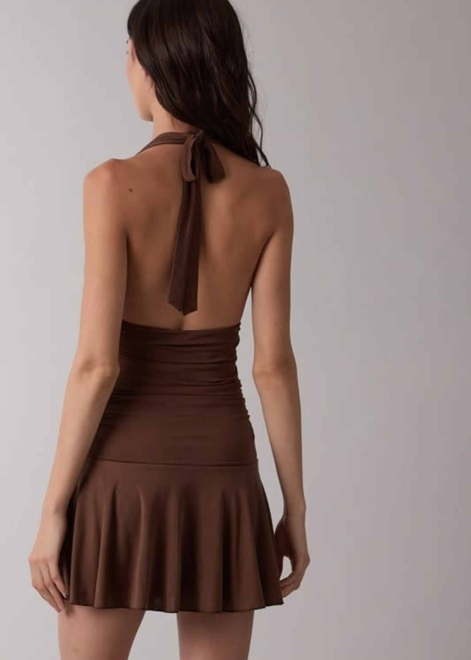 Halter Neck Dress (2 Colors)