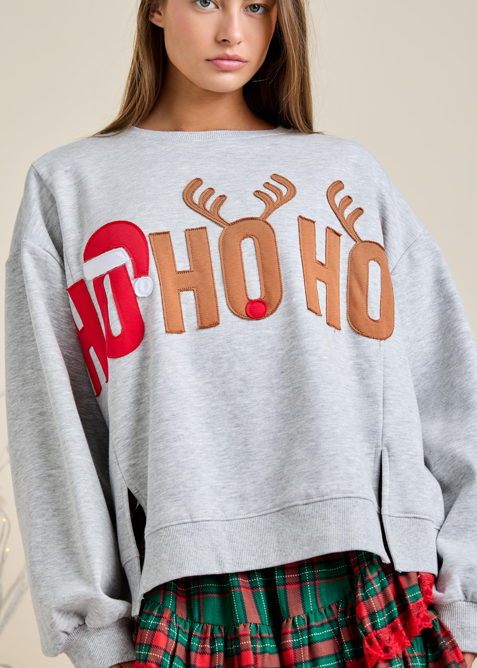 Ho Ho Ho Reindeer Sweatshirt