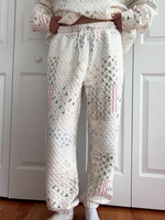 Holiday Quilted Joggers
