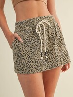 Leopard Skort