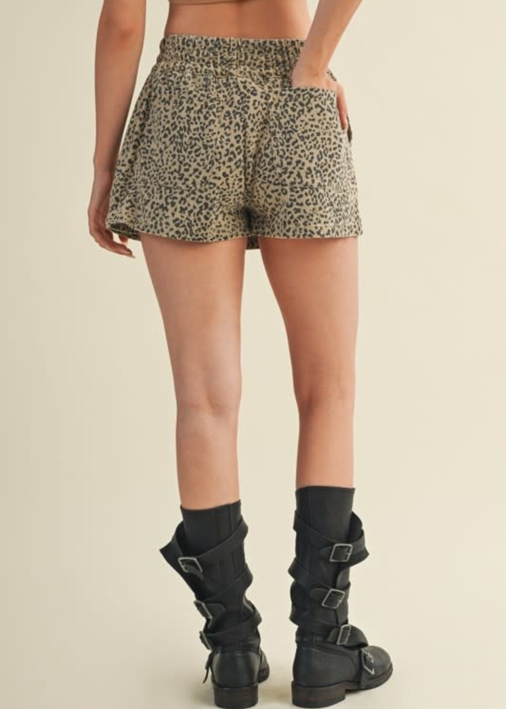 Leopard Skort