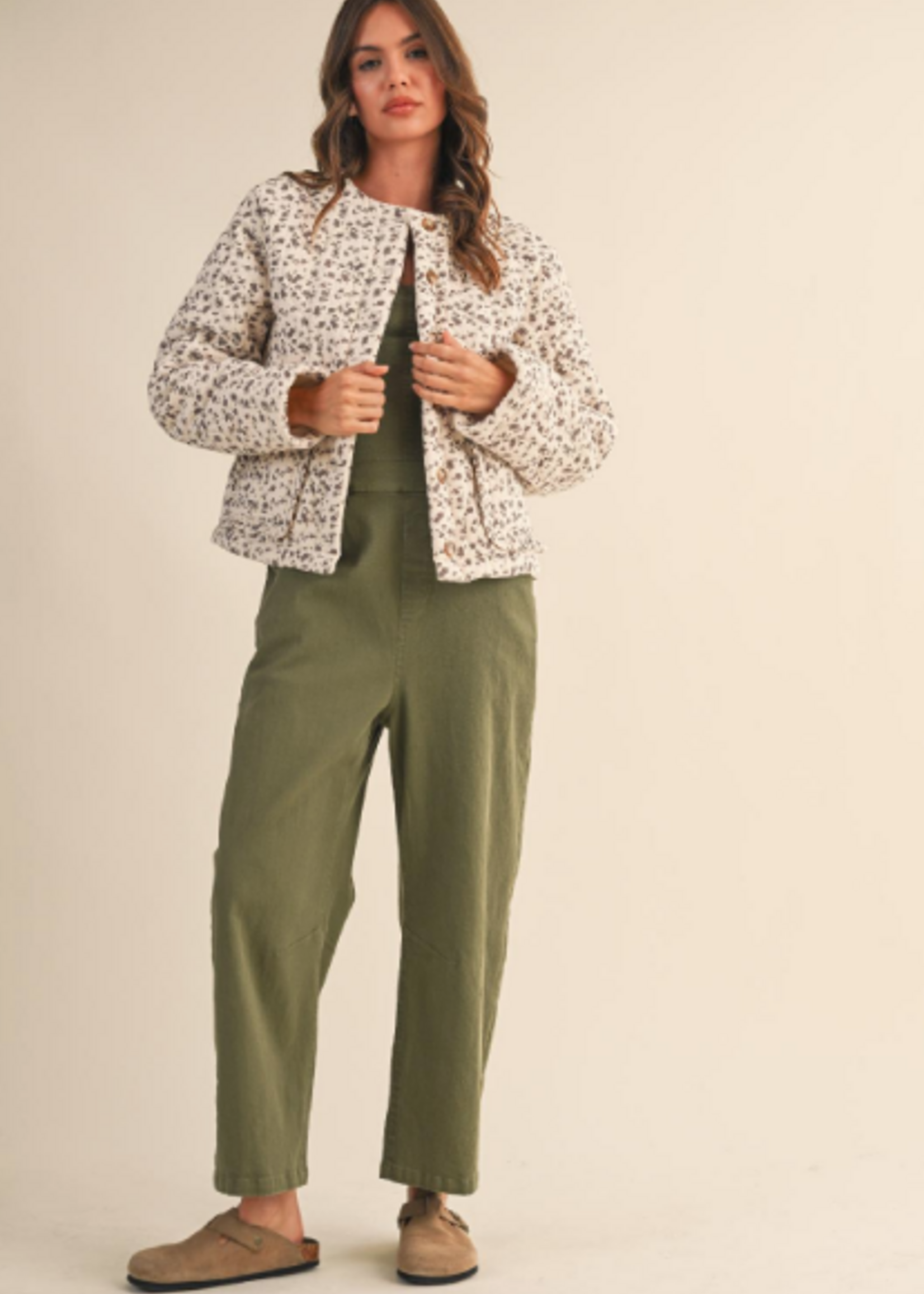 Quilted Floral Jacket