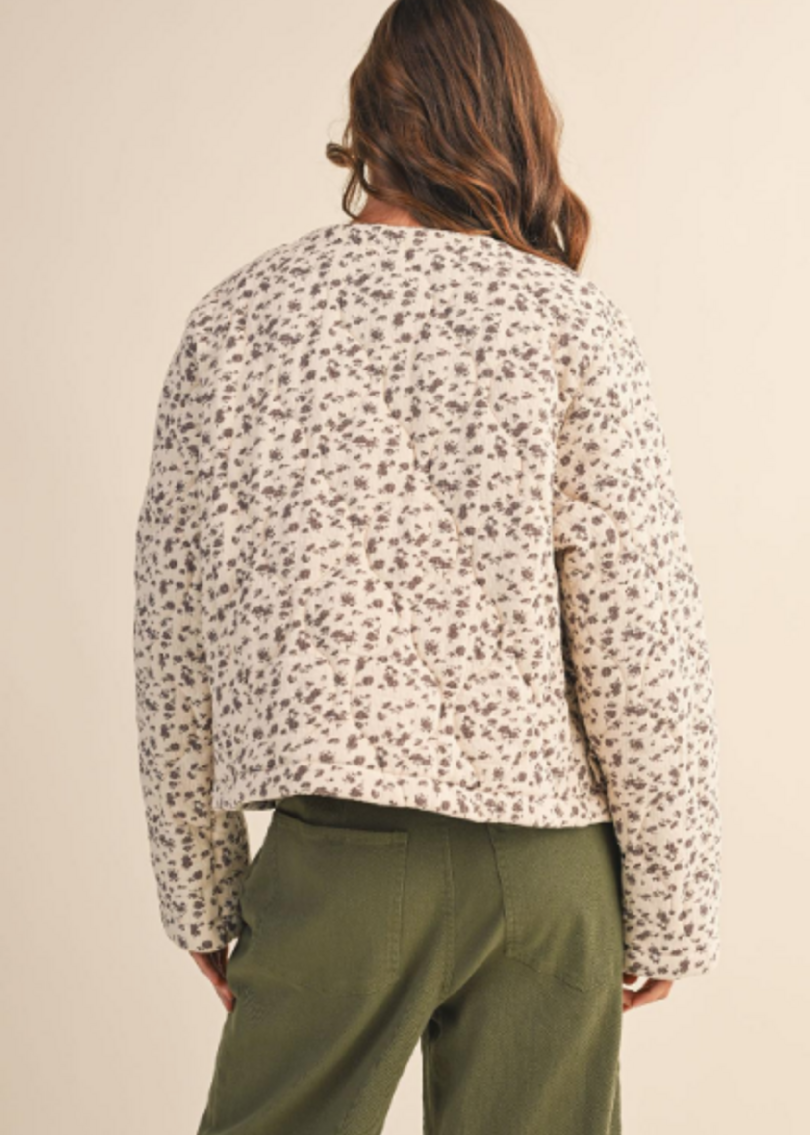 Quilted Floral Jacket