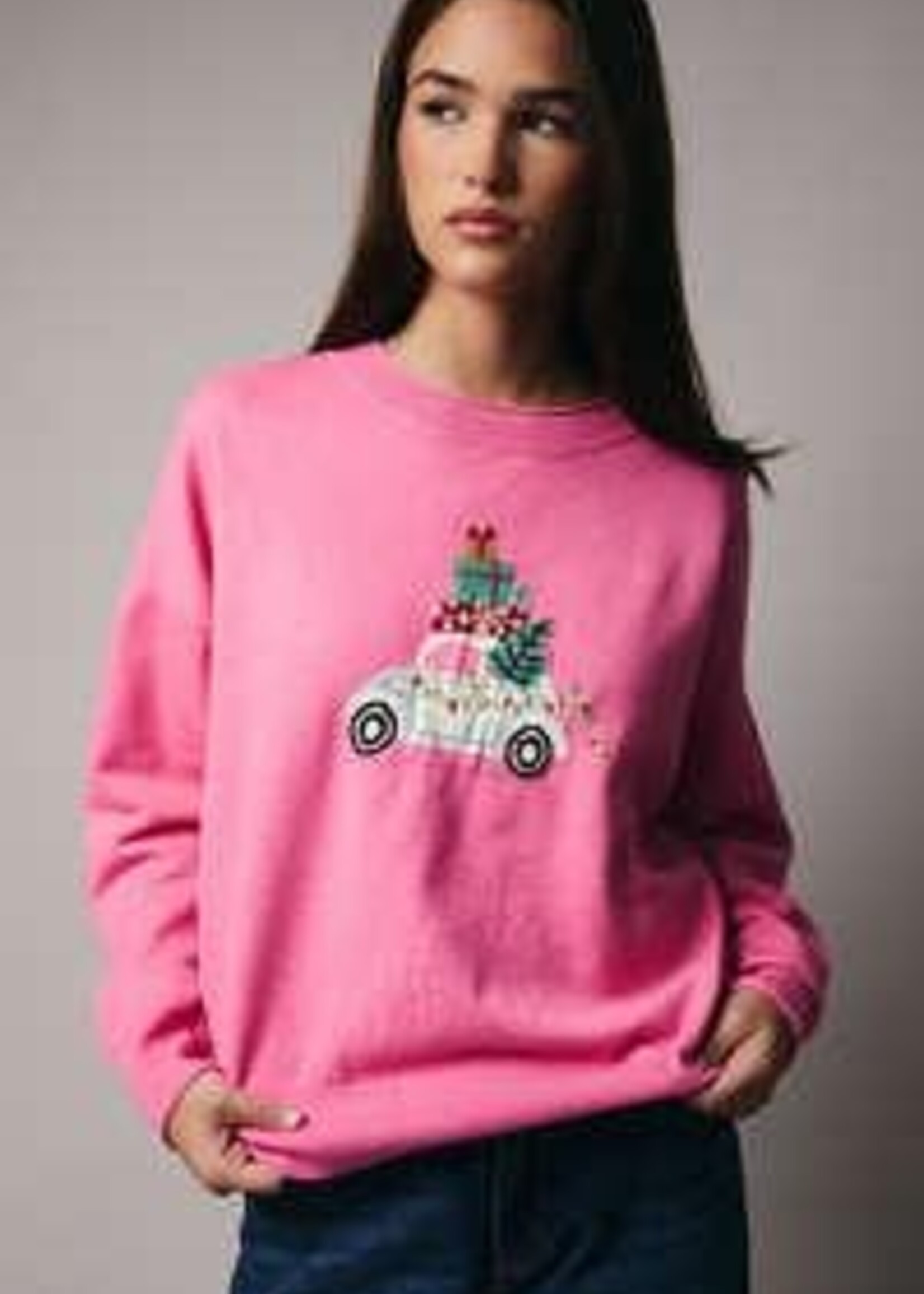 Pink Volkswagen Presents Sweater